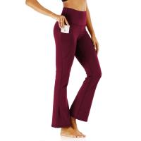 Pantalones de Camping de Moda Cintura Alta Elástica con Bolsillo Ropa Ajustada para Yoga y Gimnasio - details 7