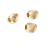 20 piezas, 4,5 MM, 6MM, 18K, Color dorado mate, latón, pulseras trenzadas lisas, cuentas espaciadoras, accesorios de joyería - details 11