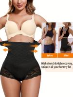 Pantalones de cintura alta para levantar y dar forma a las caderas de las mujeres, faja reductora de cintura con encaje para controlar el abdomen, ropa deportiva para mujeres - details 1