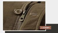 Chaqueta de invierno para hombre, chaqueta de béisbol de alta calidad, chaqueta Bomber gruesa y cálida con bordado de solapa para hombre, chaquetas gruesas de lana para hombre - details 24