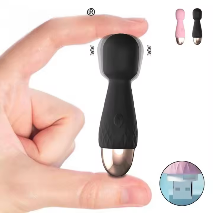 Leten Mini Vibrador Carga USB 10 Modos de Vibración Fuerte Masajeador para Clítoris y G-Spot - 1