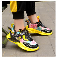 Zapatillas de correr de marca para niños y niñas, zapatos de baloncesto transpirables, zapatillas deportivas de suela gruesa antideslizantes - details 15