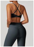 Sujetador de Yoga para Mujer de Nylon Sexy Cruz Transpirable para Gimnasio Top de Primavera/Verano - details 20