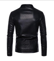 Nueva chaqueta para hombre, moda juvenil delgada para motocicleta, PU, - details 14