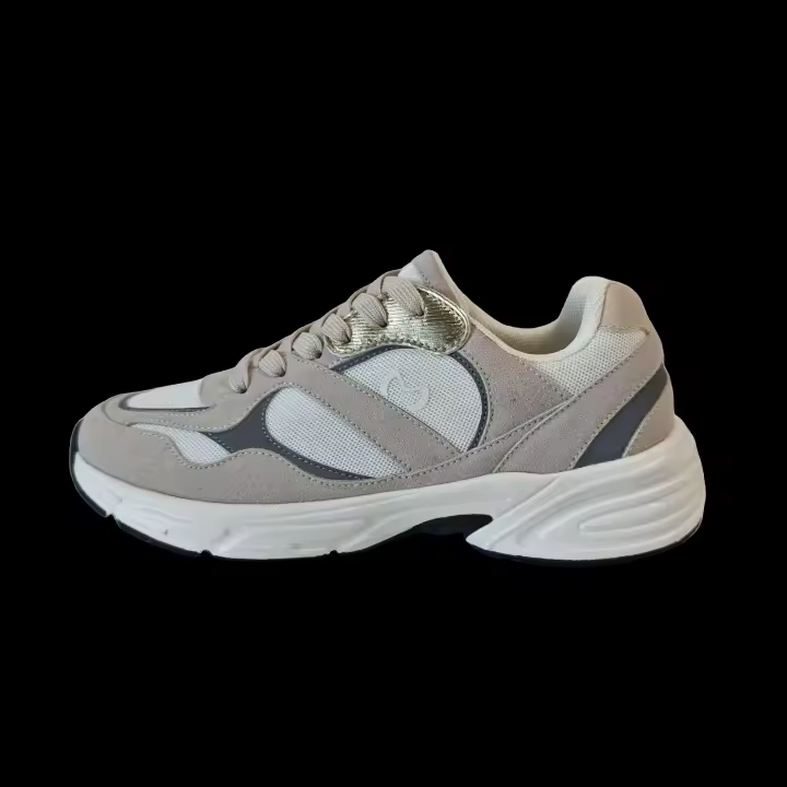 Zapatos corrientes y de jogging casuales de los deportes de las nuevas mujeres de moda, diseño del cordón, malla plástica EVA - 1