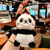 Lindo llavero de dibujos animados de Panda muñeco de peluche colgante de niña regalo - details 8