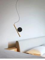 Lámpara colgante nórdica minimalista Zen creativa, barra de cabecera de dormitorio, pequeña luz colgante - details 2