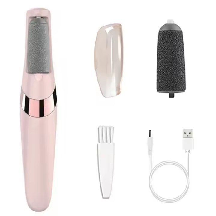 Lima de herramientas electrónicas y removedor de tejidos curativos, amoladora eléctrica para pies, color rosa - 1