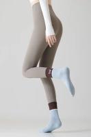 Calcetines de yoga antideslizantes de silicona para mujer, calcetines profesionales de entrenamiento interior para Pilates, calcetines deportivos bonitos con bordado de perro de dibujos animados - details 3