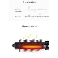 Cepillo secador de pelo 4 en 1, peine eléctrico de aire caliente, rizador de pelo multifunción, Alisador, rizador de iones negativos - details 7