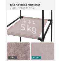 Armario de Tela 12 con Barra y Estantes Armario Estable para Dormitorio, Vestidor 150 x 45 x 175 cm - details 39