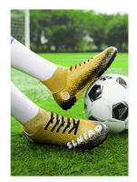 Zapatos de fútbol de césped resistentes al desgaste, antideslizantes, transpirables y de caña alta para hombres y mujeres - details 29