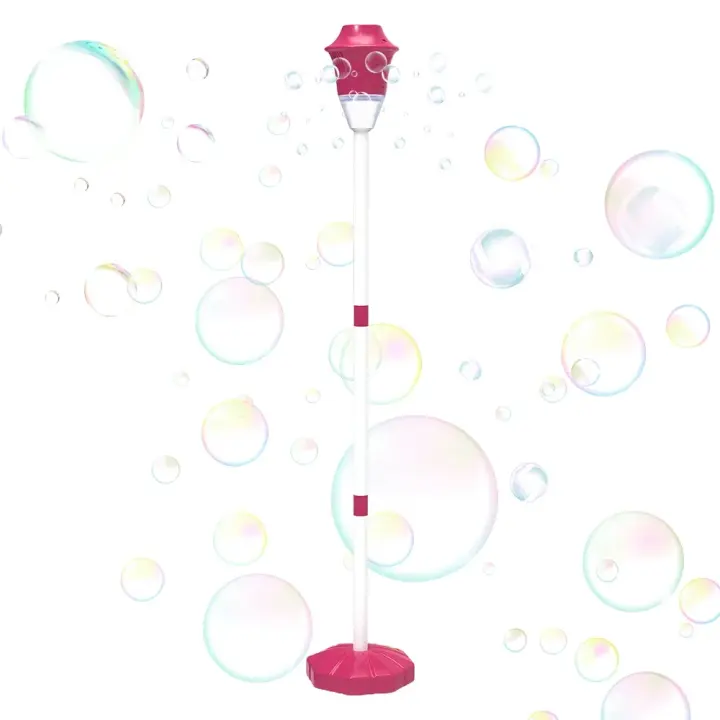 Máquina de burbujas para farola, música de soplado de jabón de burbujas completamente automática con luz, juguetes para niños al aire libre para fiestas, regalos para niños - 1