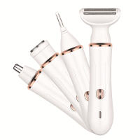 Removedor de pelo cuatro en uno, removedor de pelo eléctrico USB de cuerpo completo para el hogar, afeitadora privada para mujeres, depilación multifuncional, segura e indolora - details 9