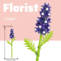 Flower Branches Colorful Flower Branches Series Home Desktop Ornaments Girls Assemble Children's Building Blocks Toys - details 10
