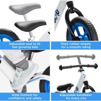 Bicicleta niño 2 años a 5 años sin Pedales - Bicicleta sin Pedales Extra Ligera 1,8 kg - Sillín y Manillar Ajustables - Bicicleta Equilibrio y Aprendizaje - details 20