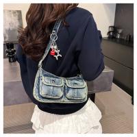 Bolso de mano de moda, bolso vaquero Retro, bolso cruzado para axila, bolso de hombro para chica picante, bolso para axila, bolso de tela Y2K, ropa de calle - details 37