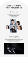Huawei-Auriculares FreeBuds 4E con Bluetooth 5,2, cascos Inalámbricos con Cancelación Activa de Ruido, Plata, 2,0 - details 2