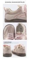 Zapatos De Placa Base Gruesa De Moda, Nuevos Deportes Casuales Transpirables Pequeños Zapatos Blancos - details 1