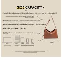Bolsos Bolsos de mano de gran capacidad de cuero suave para mujer Bolsos de hombro versátiles para viajeros Bolsos de mensajero minimalistas - details 0