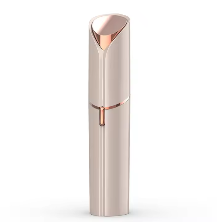 Depiladora, Recortador eléctrico de vello corporal para mujer, tamaño de lápiz labial portátil para línea de Bikini, aparatos de depilación, afeitado indoloro recargable por USB con luz - 1