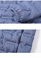 Nuevo Abrigo Casual para Hombre, Abrigo de Invierno con Capucha, Cortavientos, Cómodo, Chaqueta Informal para Exteriores, Parka Gruesa y Sólida para Hombre - details 10