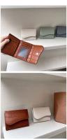Nueva cartera coreana para mujer, monedero sencillo con múltiples ranuras para tarjetas para estudiantes, monedero con patrón de cocodrilo de gran capacidad - details 2