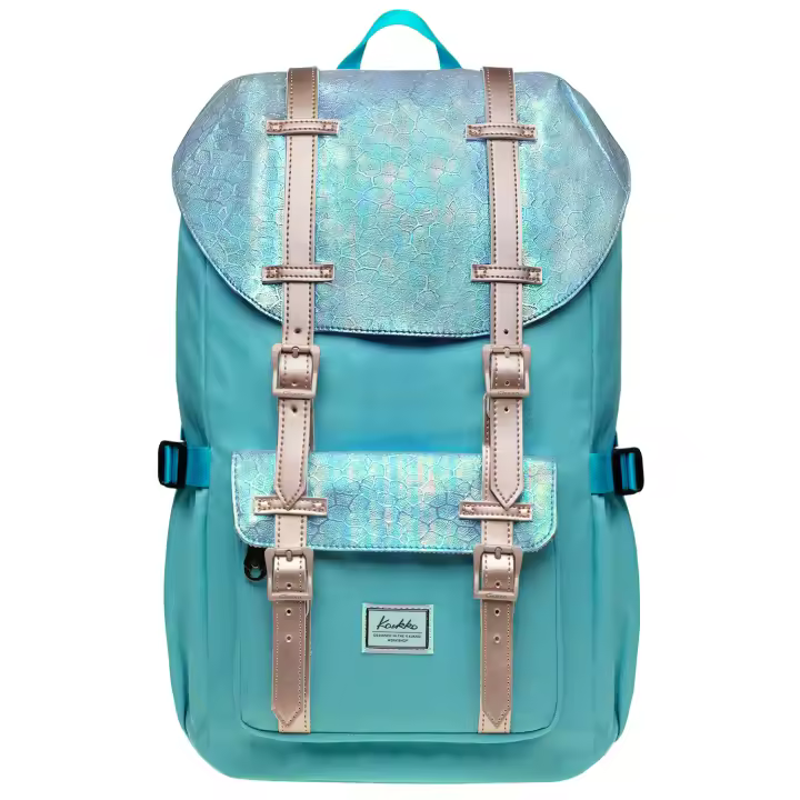 KAUKKO Mochila para computadora portátil al aire libre, mochila de viaje para computadora portátil de 15,6 pulgadas - 1