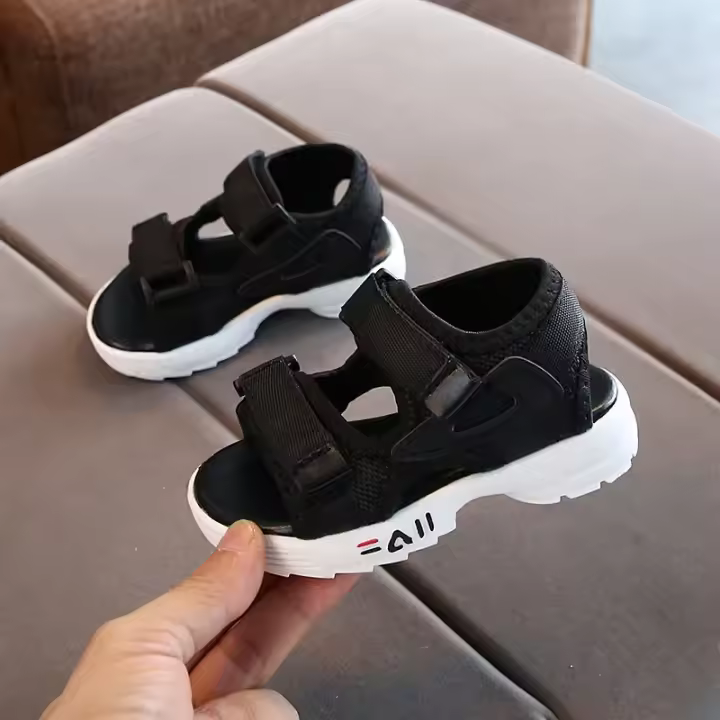 Suela suave antideslizante para niños, zapatos de playa para bebés, sandalias deportivas para niños pequeños, ocio 21-30, novedad de verano 2024 - 1
