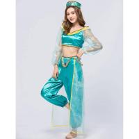 Vestido de princesa Jasmine con linterna de Aladino, uniforme de juego COS, disfraz de Halloween, disfraz de juego de rol - details 7