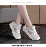 Zapatillas de cuero, nuevas zapatillas ligeras para correr, zapatos blancos de suela blanda - details 15