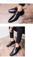 De Couro Bro Mocassin Zapatos de cuero para uso informal formal de oficina de negocios para hombres - details 4