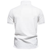 POLO con estampado degradado de alta gama para hombre, camiseta de solapa a la moda, 2024 rentable - details 2