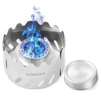 Quemador de alcohol de aluminio de 100 ml, con parabrisas pequeño de acero inoxidable, estufa de camping, senderismo, supervivencia - details 6