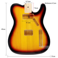 Cuerpo de Guitarra Eléctrica de Arce Color Horizonte Partes de Telebody - details 0