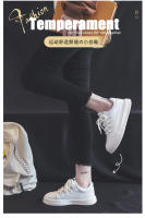 Zapatos Pequeños blancos de nueva versión coreana para niñas, calzado deportivo informal, con aumento de altura, a la moda - details 0