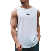 Summer Tank Top Mens Gym Fitness Training Clothing Quick Dry Silm Fit Bodybuilding Sleeveless Shirts Men Fashion Basketball Vest - details 16