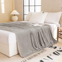 Bonenjoy-Manta a cuadros de Color sólido para el hogar, Sábana suave y cálida para la siesta, toalla de sofá, chal de viaje, regalo de alta calidad - details 12