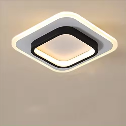 Goeco Plafón LED de Aluminio Blanco 20W 2300LM Iluminación Interior Regulable Montaje Directo - 1