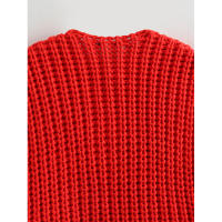 BUNO-Chaleco de punto sin mangas para mujer, ropa de botón, suéter elegante, camisetas sin mangas informales - details 8