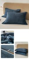 Bonenjoy-funda de almohada de terciopelo, 2 uds., funda de almohada de 48x74cm, funda de almohada suave con cremallera, funda de almohada para decoración de sofá - details 13