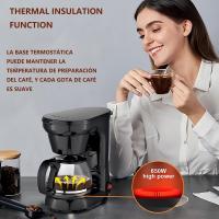 Cafetera eléctrica de gran capacidad de 750 ml, cafetera de infusión, cafetera de 6 tazas/cafetera adecuada para el hogar, la oficina y los viajes - details 0