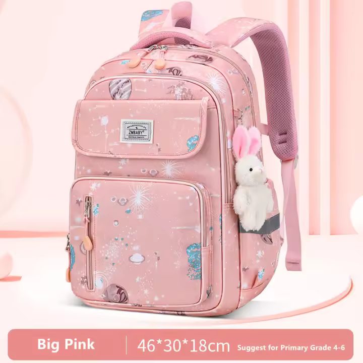 Mochila escolar para niñas de primaria bolsa de libros adorable para estudiantes de 6-12 años gran capacidad mochila para niños hecho en China - 1