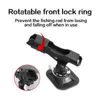 Soporte para Caña de Pescar de PVC Inflable Accesorio de Barco de Aire Soporte de Ensamblaje Ángulo Fijo para Kayak y SUP - details 1