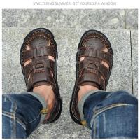 Zapatos Informales De Piel Auténtica Para Hombre, Sandalias Clásicas De Alta Calidad, Zapatillas Transpirables Para Caminar Al Aire Libre, Ideales Para El Verano - details 14