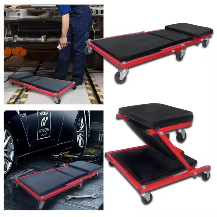UISEBRT - Plataforma para Taller, 2 en 1, Plegable, cojín de Piel - 1
