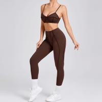 Traje de Yoga para Mujer de Cintura Alta Sujetador Deportivo Antiqueo Pantalones Fizz - details 22