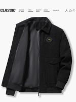 Chaqueta Casual de Corduroy para Hombres A Prueba de Viento, Cierre de Cremallera, Forro de Poliéster, Ligera para Primavera/Verano 21 - details 1
