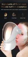 Vancostar-mascarilla Facial LED 807 Nano, rejuvenecimiento, eliminación de arrugas, antienvejecimiento, cara completa con herramienta para el cuidado del cuello - details 13
