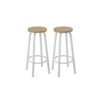 Mesa de Bar y 2 Taburetes Muebles de Bistro de Comedor para Salón Estructura de Metal, MDF 120x40x100cm Negro - details 18